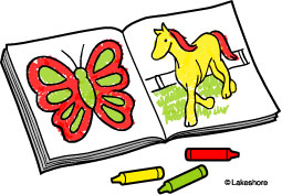 Coloring Book Clip Art At Lakeshore Lear-Coloring Book Clip Art At Lakeshore Learning-1