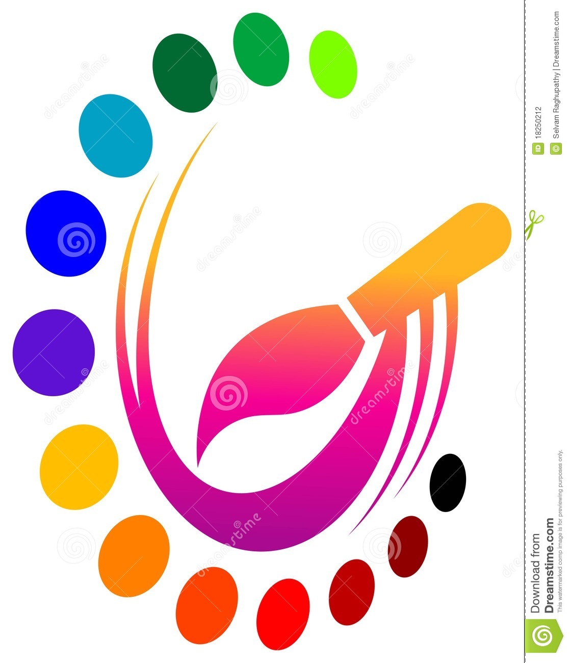 Flower Colors Clip Art