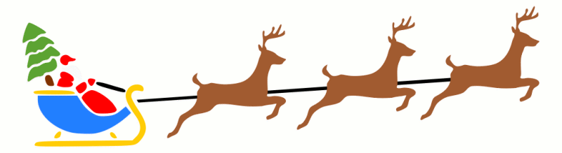 Com Holiday Christmas Santa Santa 2 Sant-Com Holiday Christmas Santa Santa 2 Santa Sleigh W Reindeer 2 Png Html-4