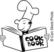 ... Cook Book - Chef Looking At His Cook-... cook book - chef looking at his cook book with huge smile-4