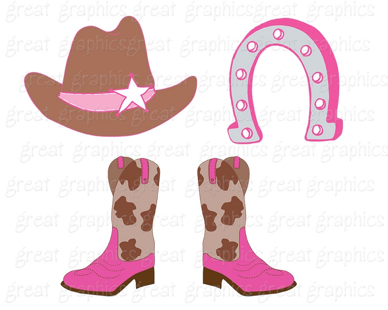 Cowboy Cowgirl Clip Art Printable Digita-Cowboy Cowgirl Clip Art Printable Digital Cowboy Cowgirl Clipart-5