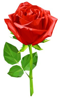 Crystal Red Rose Transparent PNG Clip Ar-Crystal Red Rose Transparent PNG Clip Art Image-2