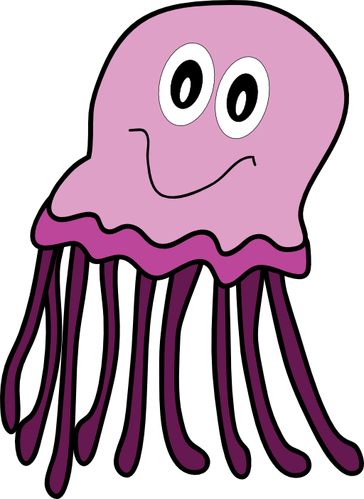 Cute Jellyfish Clipart-cute jellyfish clipart-8
