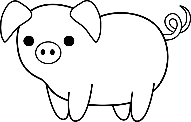 Cute Black And White Pig Clip Art Pinter-Cute Black And White Pig Clip Art Pinterest-4