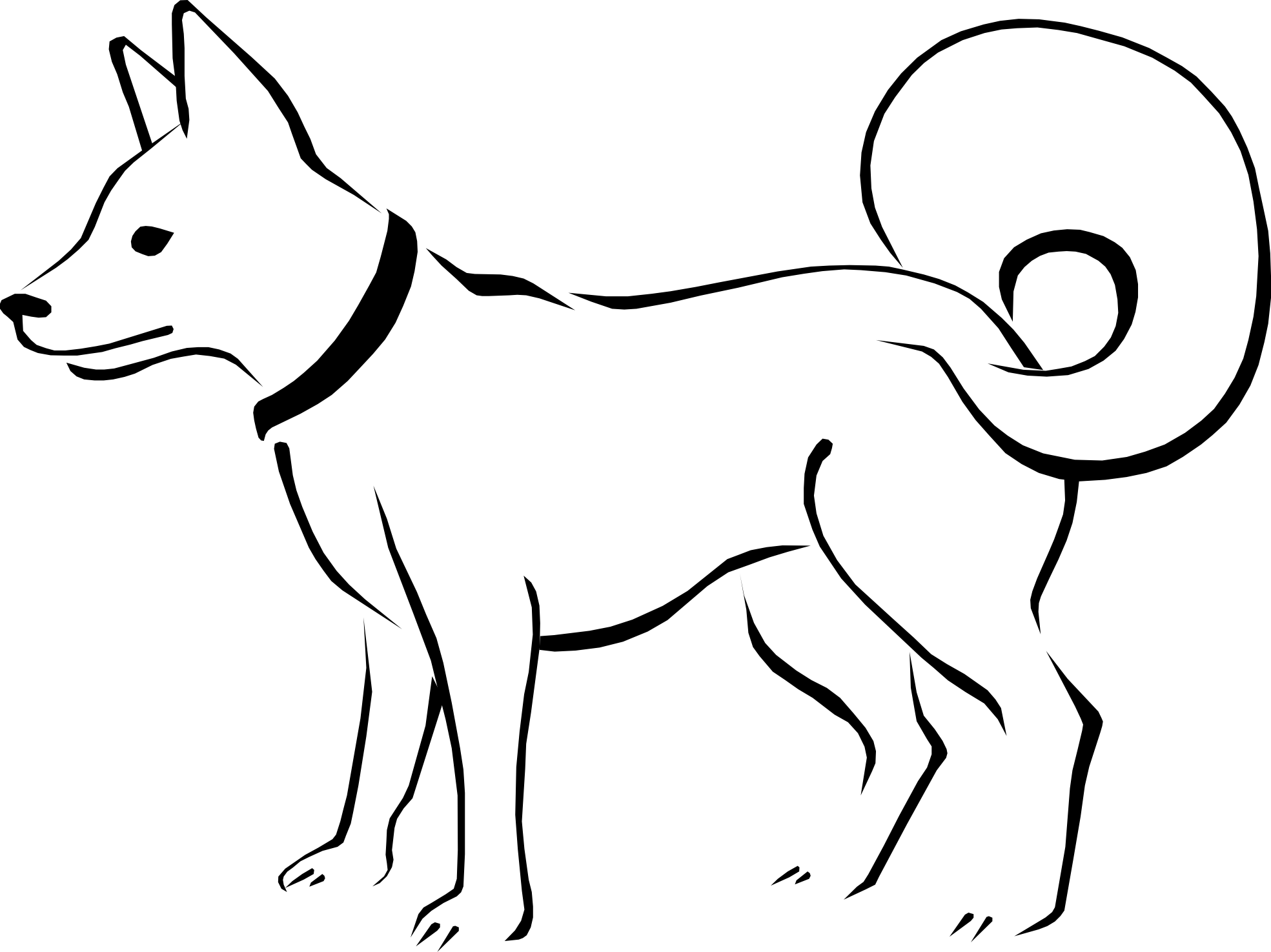 Cute Dog Clipart Black And White Eimpgzk-Cute Dog Clipart Black And White Eimpgzkin Png-8