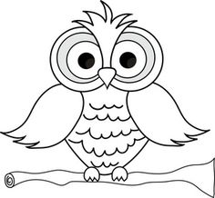 Cute Owl Clipart Black And .-Cute owl clipart black and .-8