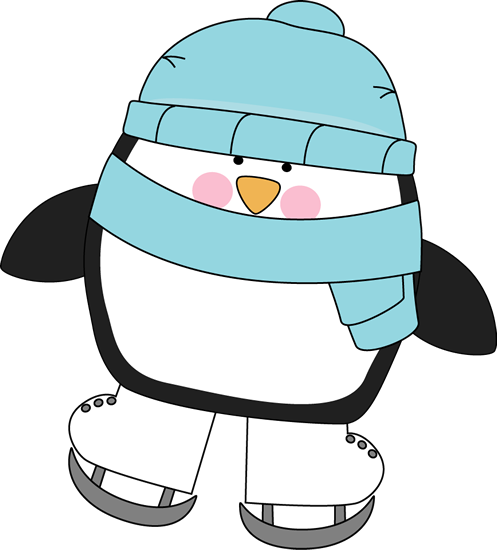 Cute Penguin Ice Skating-Cute Penguin Ice Skating-2