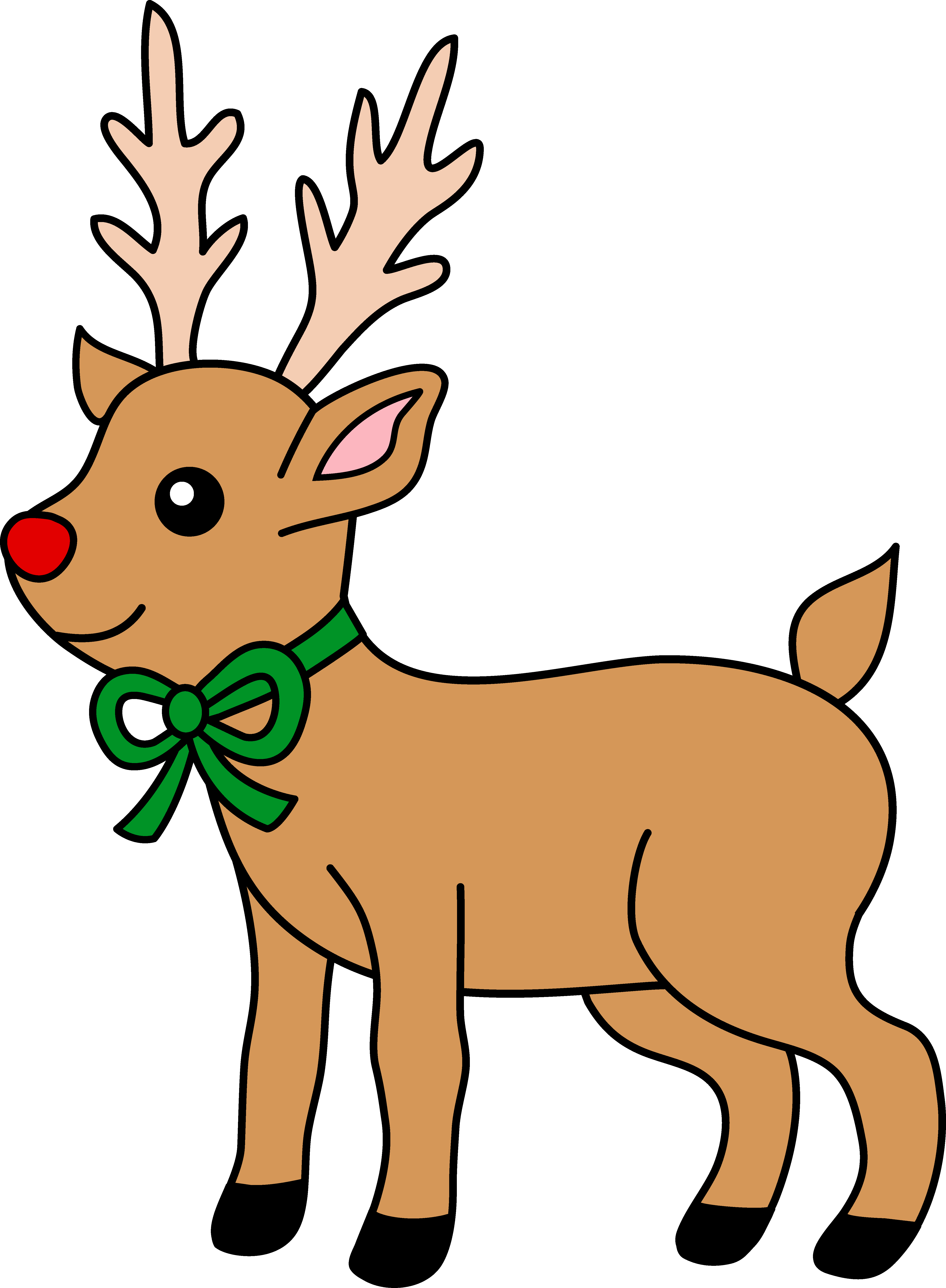 Cute Red-Nosed Reindeer .-Cute Red-Nosed Reindeer .-2