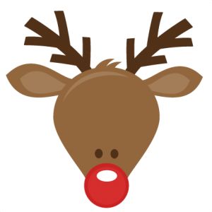 Cute Reindeer Head SVG Cutting .-Cute Reindeer Head SVG cutting .-6