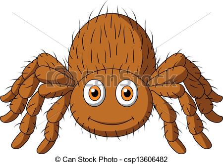 ... Cute Tarantula Spider Cartoon - Vect-... Cute tarantula spider cartoon - Vector illustration of Cute.-1
