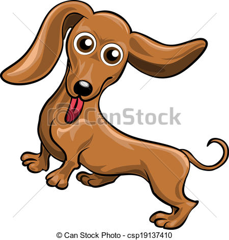 ... Dachshund - Funny Illustration With -... Dachshund - Funny illustration with dachshund drawn in... Dachshund Clipartby ...-10