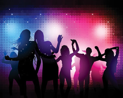Dance Party Clip Art. Party People Vecto-Dance Party Clip Art. Party People Vector-6