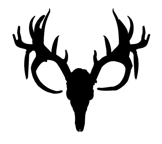 Deer Skull Clip Art #14219-Deer Skull Clip Art #14219-6