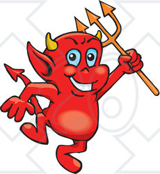 Red Devil Halloween Clipart