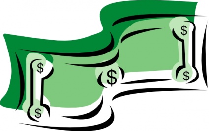 Dollar Bill Clip Art Black And White-dollar bill clip art black and white-7