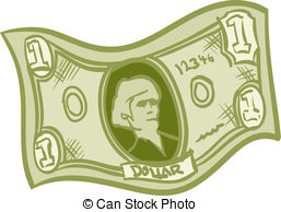 ... Dollar Bill - Fun Cartoon Green One -... Dollar Bill - Fun Cartoon green one dollar bill. Dollar Bill Clip Artby ...-10