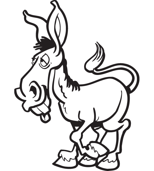 Donkey Clip Art-Donkey Clip Art-1
