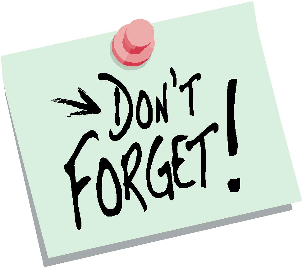 94 Dont Forget Smiley Dont Forget Clipart ClipartLook