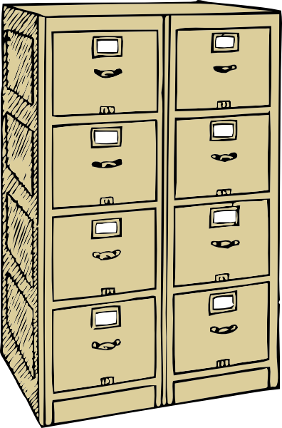 Double Drawer File Cabinet Clip Art At C-Double Drawer File Cabinet Clip Art At Clker Com Vector Clip Art-2
