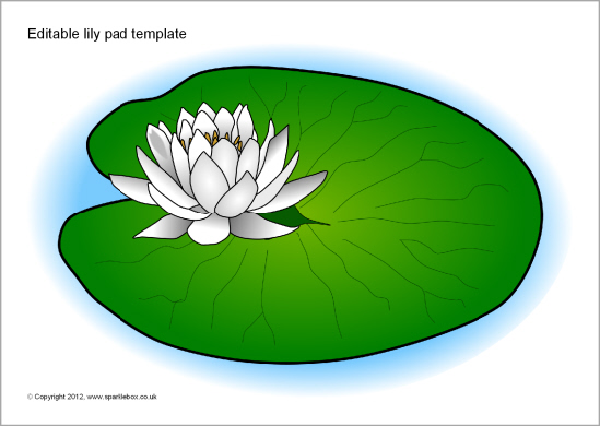 Editable Lily Pad Template Sb8458 Sparkl-Editable Lily Pad Template Sb8458 Sparklebox-3