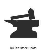 ... Emblem - Hammer And Anvil As Symbol -... emblem - hammer and anvil as symbol for crafts or... emblem Clipartby ...-15