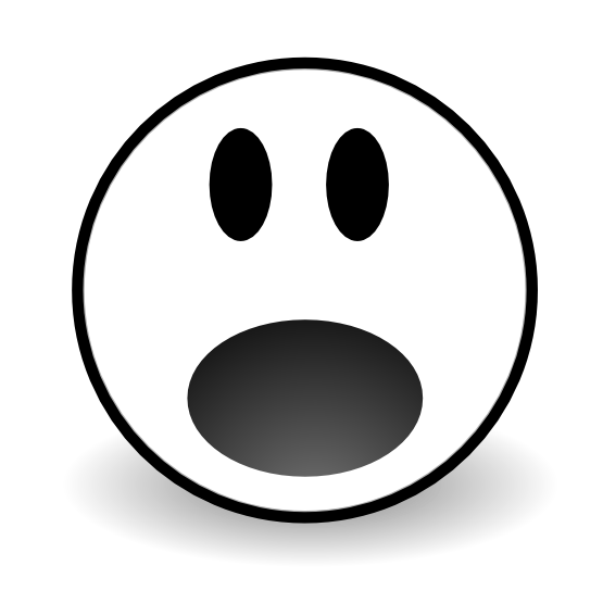 ... Face Surprise Black White Line Art H-... face surprise black white line art hunky dory SVG colouringbook clipartall.com; Surprised Face Clipart ...-3