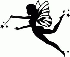 Fairy Silhouette, Silhouette .-Fairy silhouette, Silhouette .-8