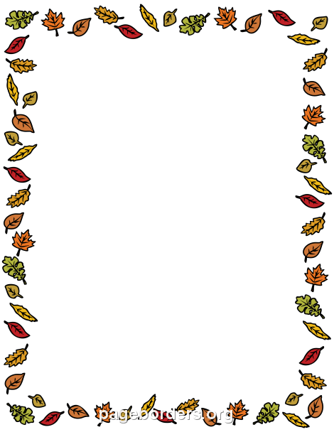 Fall Leaves Border-Fall Leaves Border-13