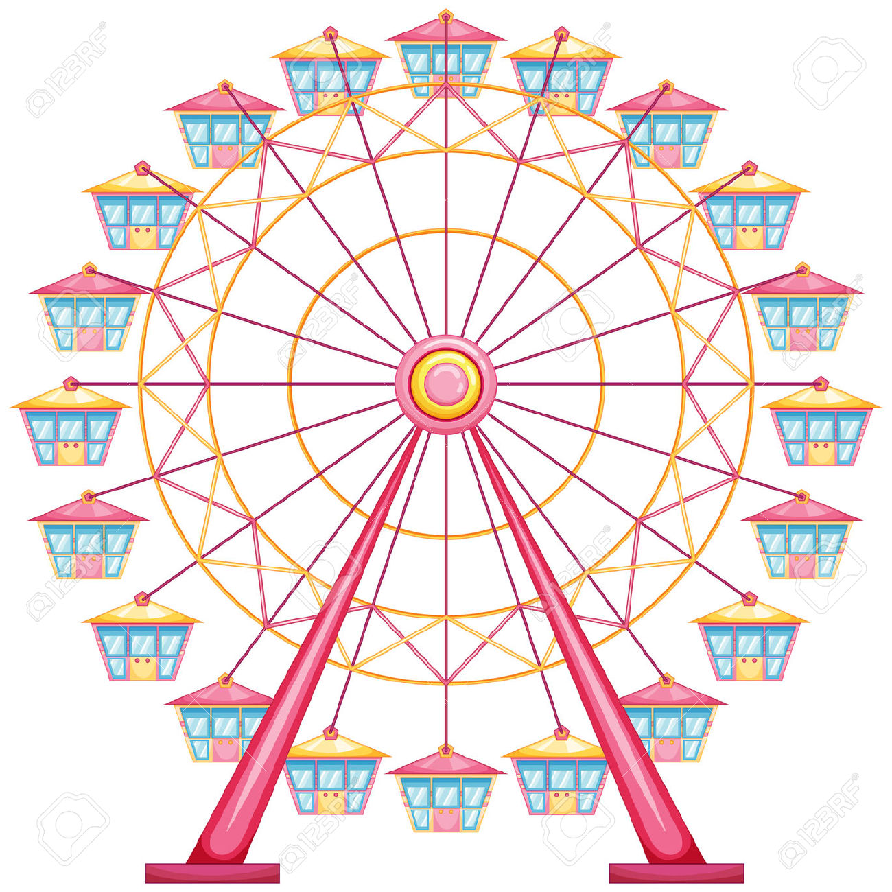 Ferris Wheel Clipart 2-Ferris wheel clipart 2-7