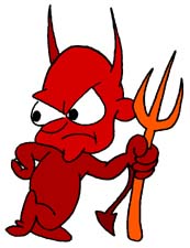 Red Devil Halloween Clipart