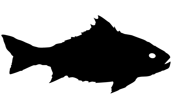 Fish Silhouette Vector Clip Art-Fish Silhouette Vector Clip Art-4