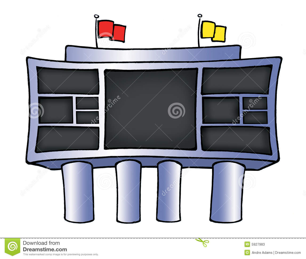 Football Scoreboard Stock .-Football scoreboard Stock .-7