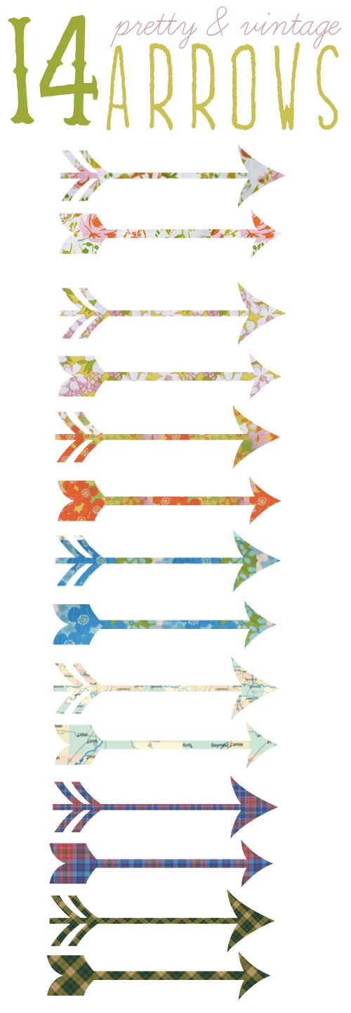 Arrow Clip Art Doodle Arrows 