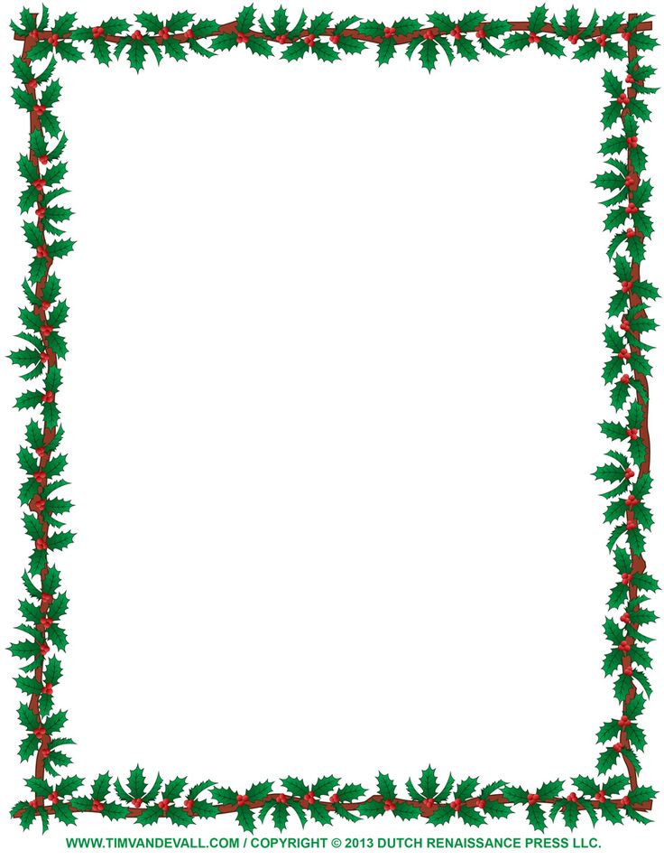 104 Free Christmas Bor Holly Border Clipart Free Clipartlook