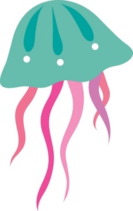 Free Jellyfish Clip Art Image - Clip Art-Free Jellyfish Clip Art Image - clip art illustration of a jellyfish .-11