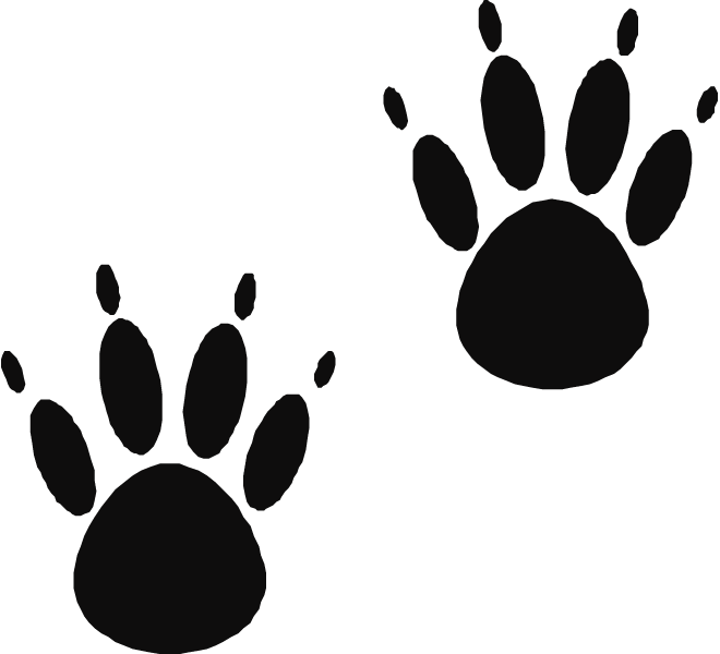 Free Paw Prints Clipart; Bear Print Clip-Free Paw Prints Clipart; Bear Print Clipart .-13
