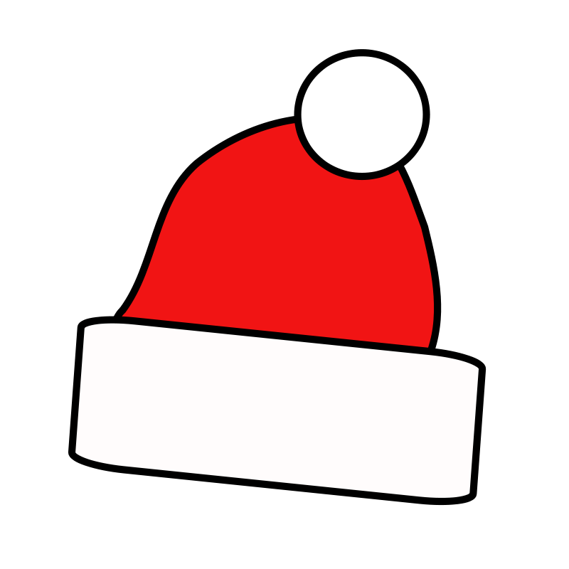Free Simple Santa Cap Clip Art-Free Simple Santa Cap Clip Art-4