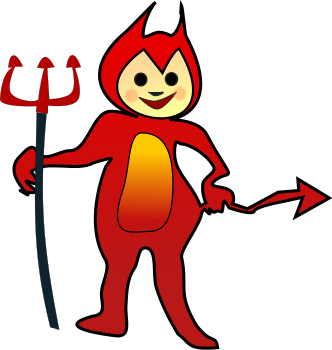 Red Devil Halloween Clipart