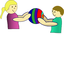 ... Free Vector Nlyl Children Sharing A -... free vector Nlyl Children Sharing A Ball clip art ...-3