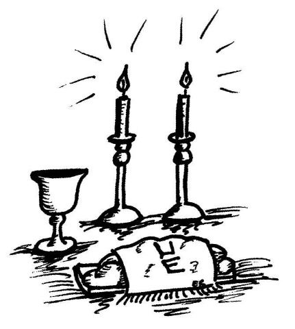 Gallery For U0026gt; Shabbat Table Clipa-Gallery For u0026gt; Shabbat Table Clipart-1