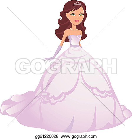 Girl Wearing Princess Gown .-Girl Wearing Princess Gown .-3