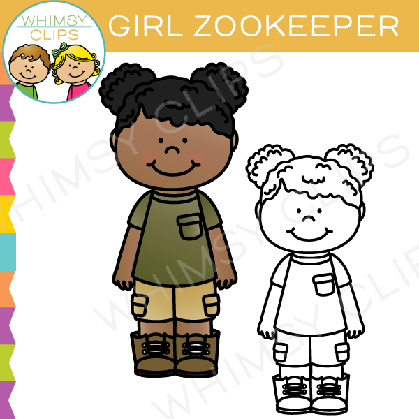 Girl Zookeeper Clip Art-Girl Zookeeper Clip Art-6