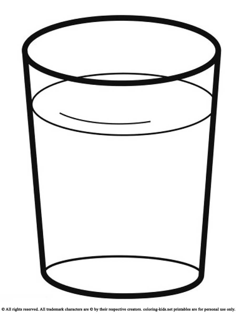 a glass of water, Glass, Tran