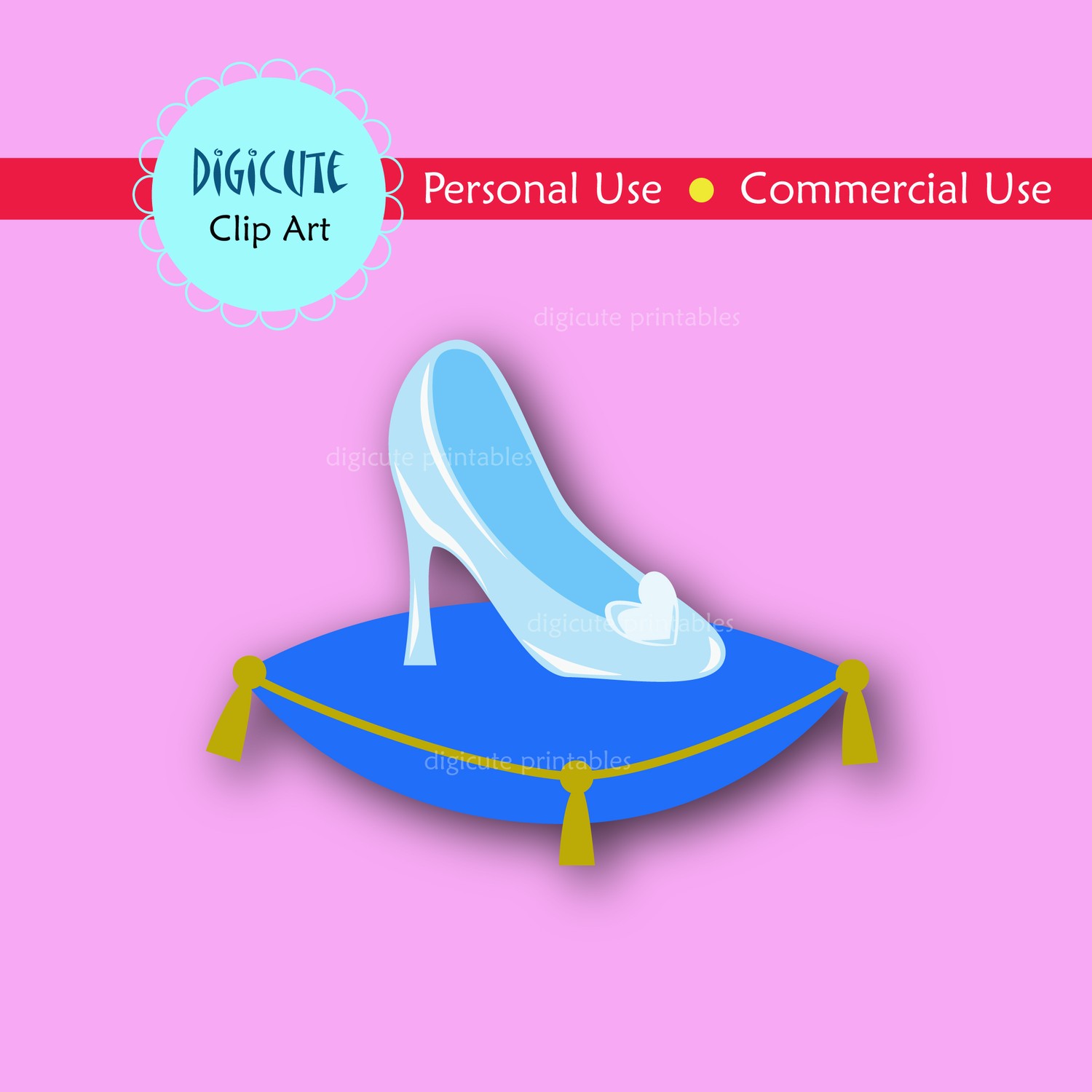 cinderella slipper clip art g