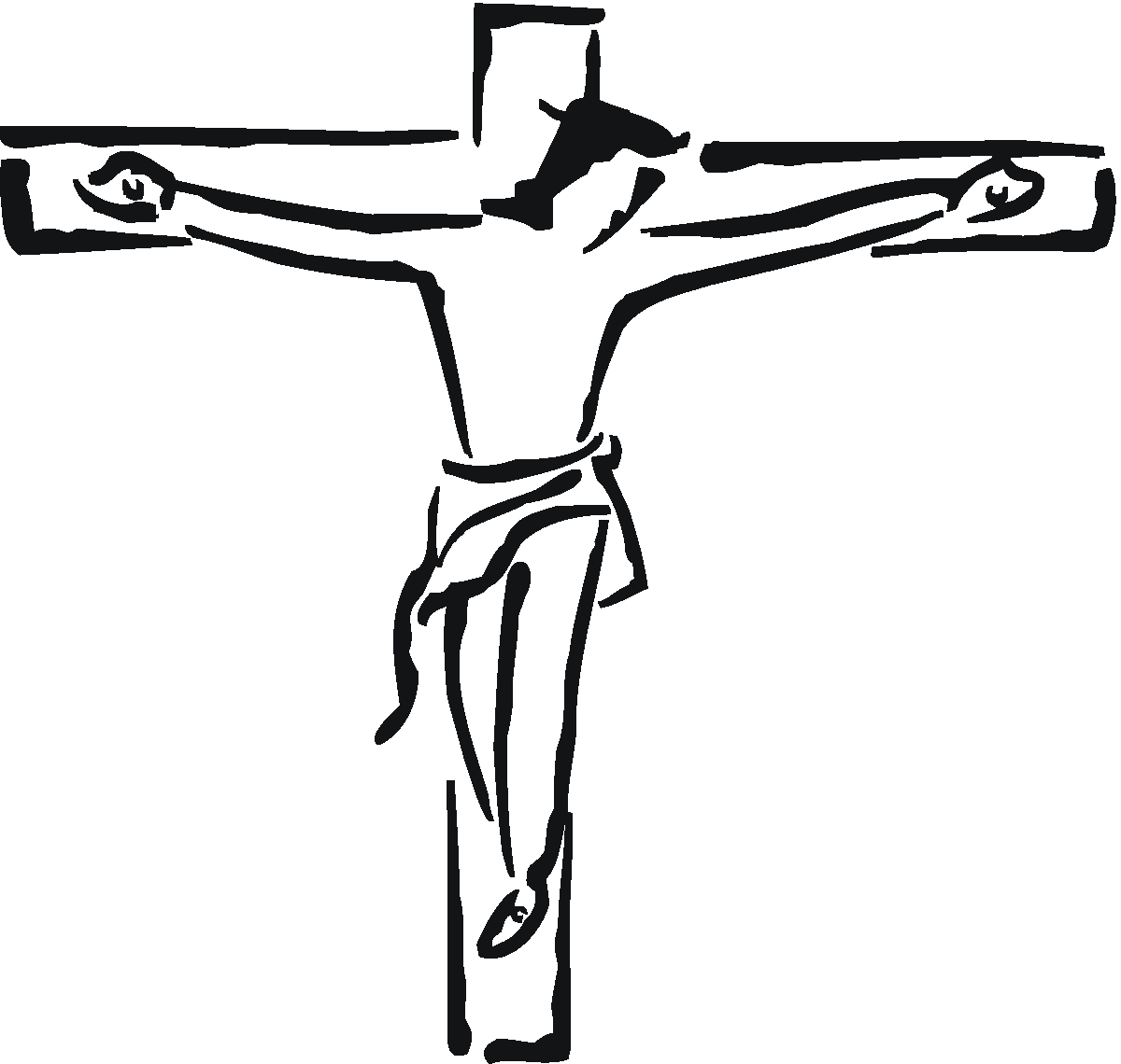 Good Friday 6 Coloring Page Clipart Clip-Good friday 6 coloring page clipart clipart-11