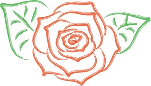 Graphic Rose Clipart-Graphic rose clipart-9