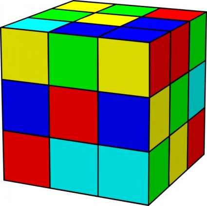 Gratis Vector De Im Genes Predise Adas C-Gratis Vector De Im Genes Predise Adas Cubo De Rubik Clipart-11