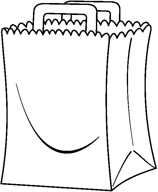 56+ Grocery Shopping Ba... Grocery Bag Clip Art ClipartLook