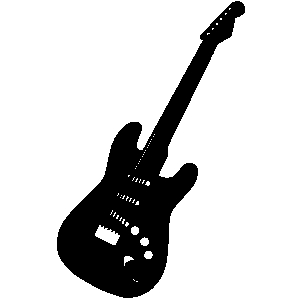 Guitar Black And White Electric Guitar C-Guitar black and white electric guitar clipart black and white free 4-6