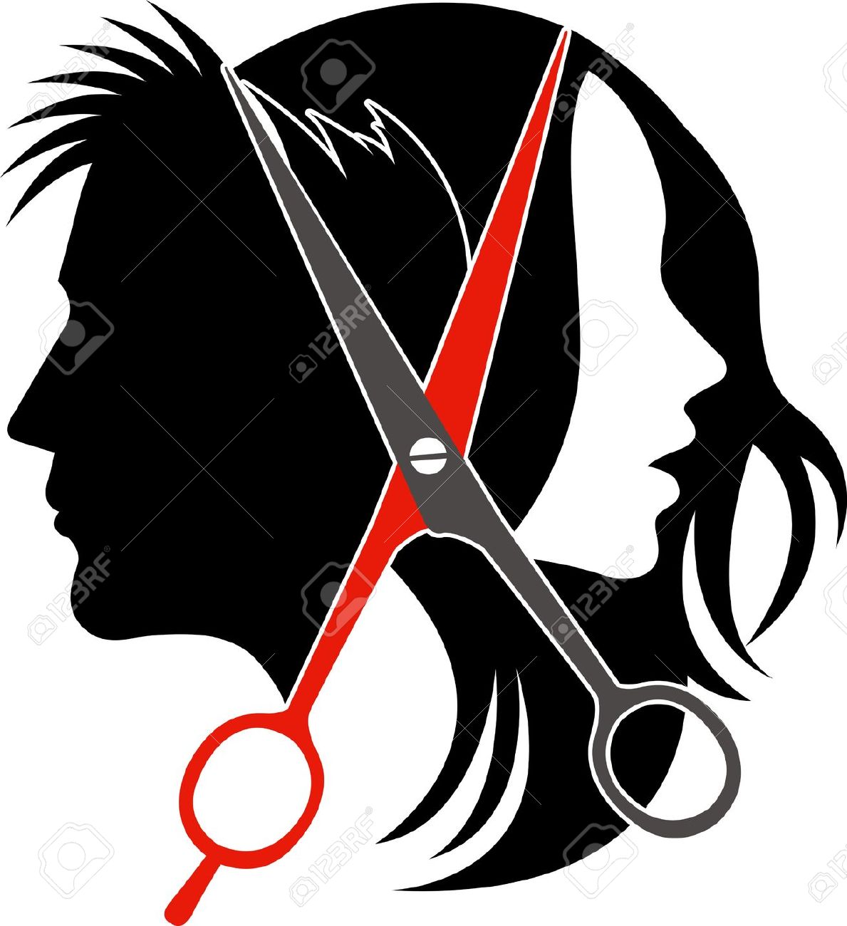 Hair Salon: Illustration Art Of Salon Co-hair salon: Illustration art of salon concept on isolated background Illustration-8